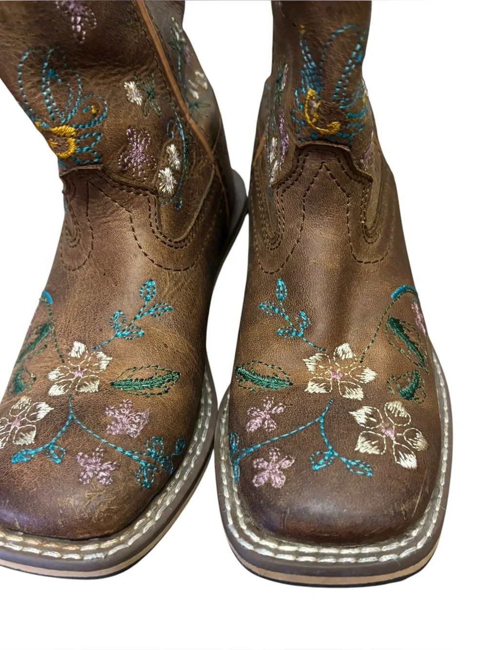 Smoky Mountain Loralie Brown Embroidered Western Cowboy Boots 10R